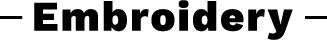 embroidery